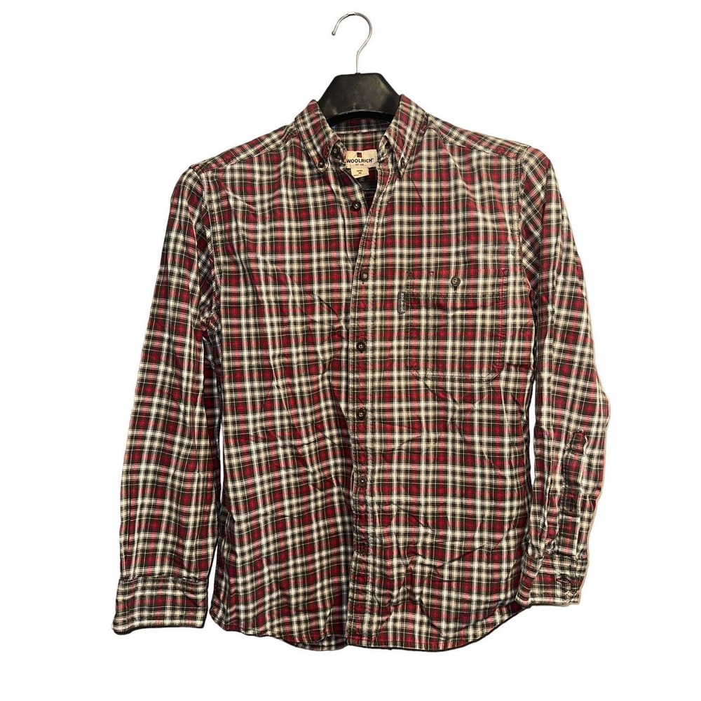Woolrich Men's Size Medium Long Sleeve Flannel Button Up Size Medium